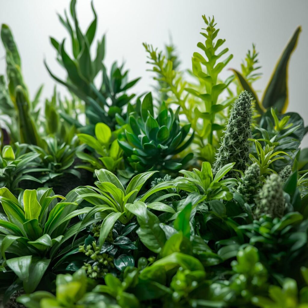 Planta artificial grande para decorar