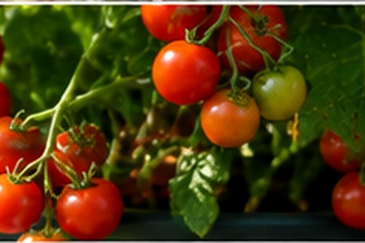 tomates cherry en maceta